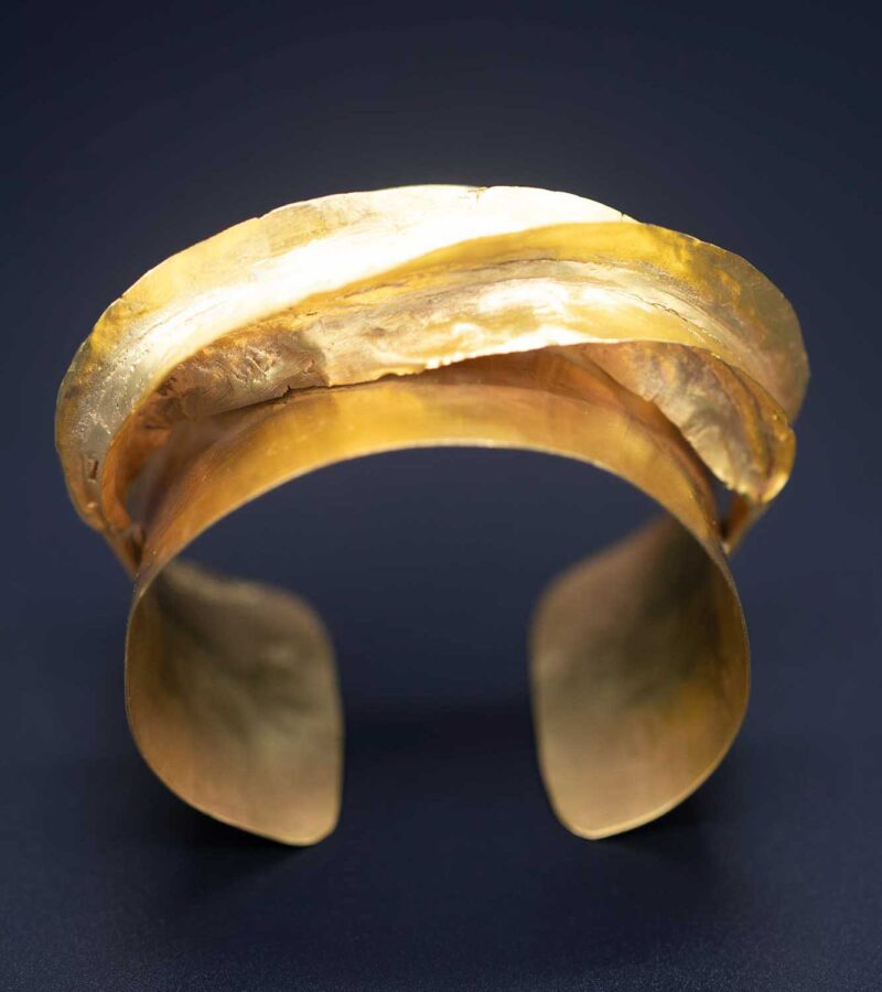 Gold dipped Fulani Inspired cuff bracelet - Fulaba | Exclusive Jewelry ...
